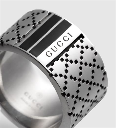 Gucci men's rings silver